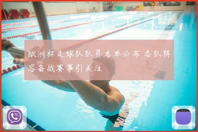欧洲杯足球队队员名单公布 各队阵容备战赛事引关注
